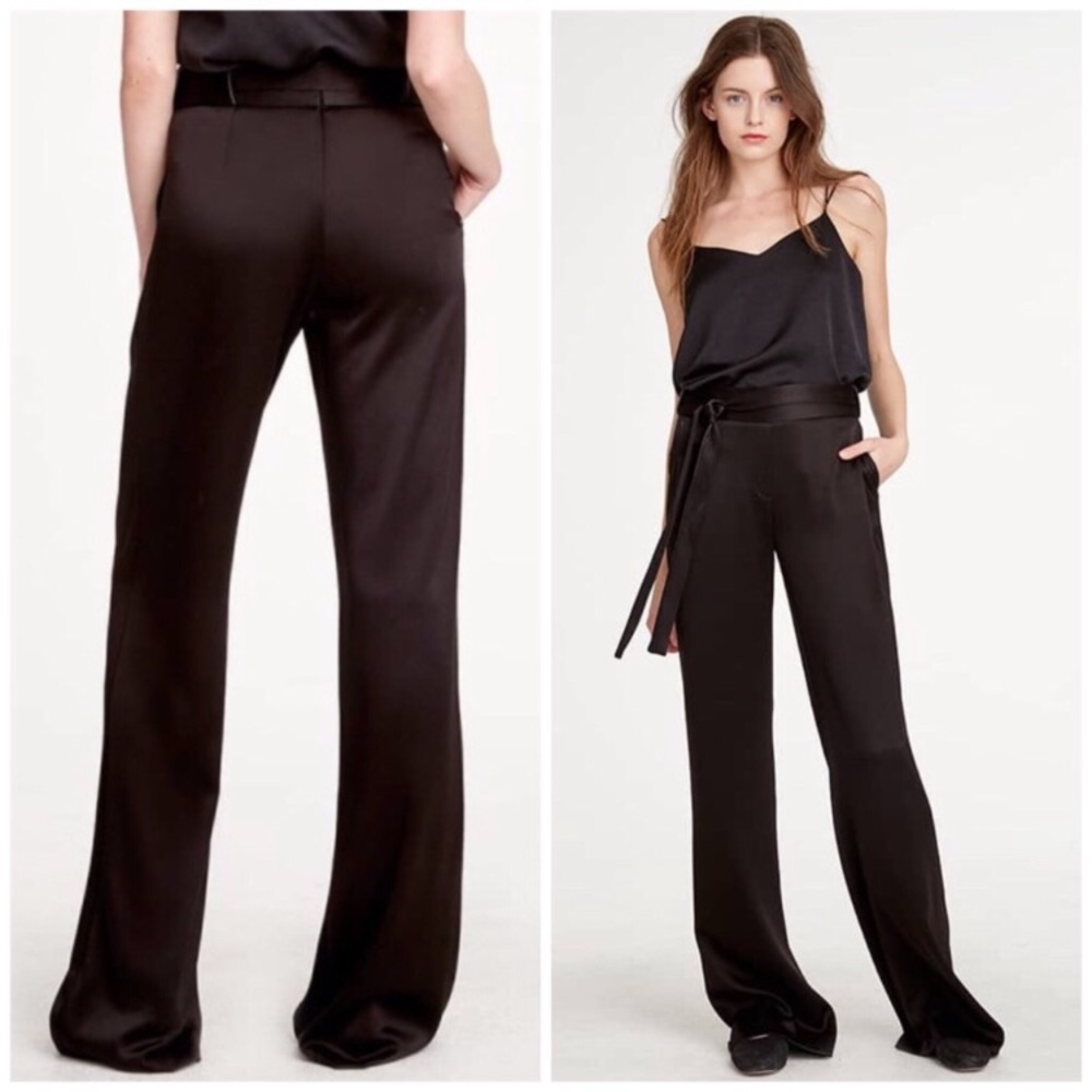 🆕 Halston heritage black wide leg pants 0
